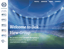 Tablet Screenshot of oakviewgroup.com